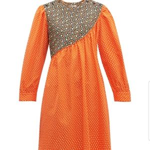 Batsheva DAISY/STRAWBERRY SASH DRESS